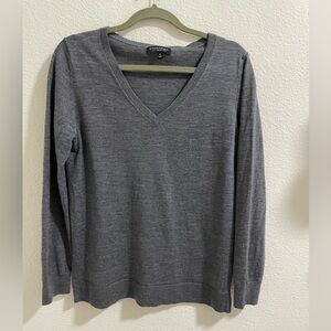 Banana Republic Merino Wool Sweater - Gray